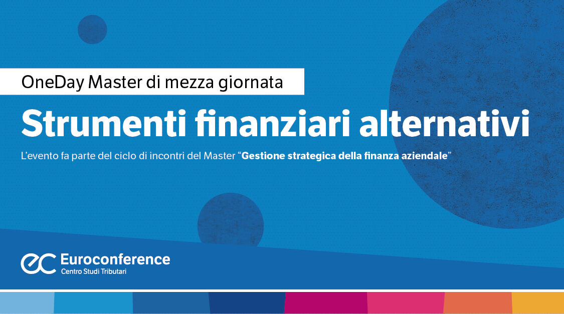 Immagine Strumenti finanziari alternativi | Euroconference